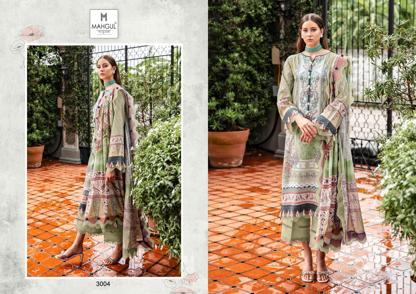 Mahgul Queen Court Vol 3 By Shraddha Nx Embroidery Cotton Pakistani Suit Wholesale Price In Surat
